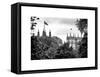 St James's Park with Flags Floating over the Rooftops of the Palace of Westminster - London-Philippe Hugonnard-Framed Stretched Canvas