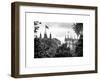 St James's Park with Flags Floating over the Rooftops of the Palace of Westminster - London-Philippe Hugonnard-Framed Art Print