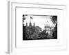 St James's Park with Flags Floating over the Rooftops of the Palace of Westminster - London-Philippe Hugonnard-Framed Art Print