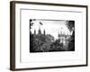 St James's Park with Flags Floating over the Rooftops of the Palace of Westminster - London-Philippe Hugonnard-Framed Art Print