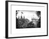 St James's Park with Flags Floating over the Rooftops of the Palace of Westminster - London-Philippe Hugonnard-Framed Art Print