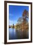 St. James's Park, with view across lake to Buckingham Palace, sunny late autumn, Whitehall, London,-Eleanor Scriven-Framed Photographic Print