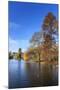 St. James's Park, with view across lake to Buckingham Palace, sunny late autumn, Whitehall, London,-Eleanor Scriven-Mounted Photographic Print