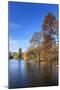 St. James's Park, with view across lake to Buckingham Palace, sunny late autumn, Whitehall, London,-Eleanor Scriven-Mounted Photographic Print