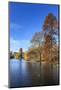St. James's Park, with view across lake to Buckingham Palace, sunny late autumn, Whitehall, London,-Eleanor Scriven-Mounted Photographic Print