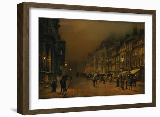 St James's Street-John Atkinson Grimshaw-Framed Giclee Print