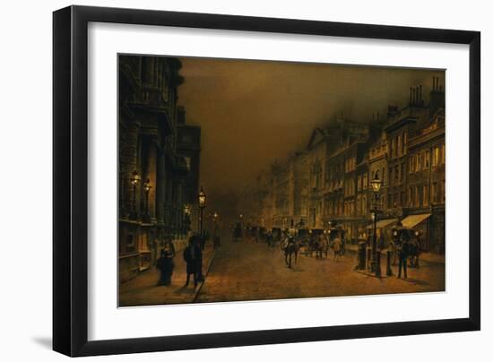 St James's Street-John Atkinson Grimshaw-Framed Giclee Print