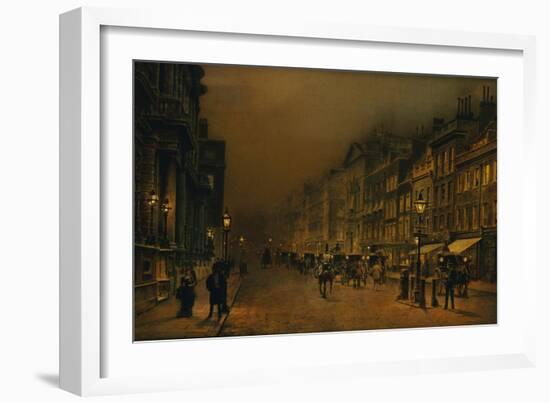St James's Street-John Atkinson Grimshaw-Framed Giclee Print