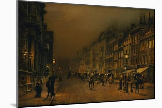 St James's Street-John Atkinson Grimshaw-Mounted Giclee Print