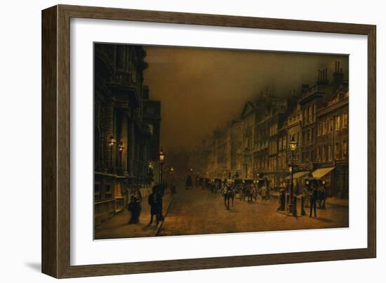 St. James's Street-John Atkinson Grimshaw-Framed Giclee Print