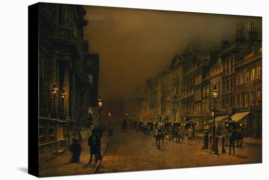 St. James's Street-John Atkinson Grimshaw-Stretched Canvas