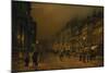 St. James's Street-John Atkinson Grimshaw-Mounted Giclee Print