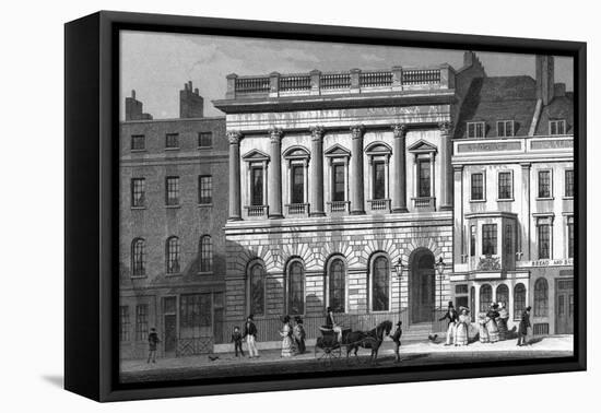St James's Street-Thomas H Shepherd-Framed Stretched Canvas