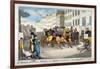 St James Street in an Uproar, or the Quack Artist and His Assailants, 1819-JL Marks-Framed Giclee Print