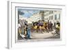 St James Street in an Uproar, or the Quack Artist and His Assailants, 1819-JL Marks-Framed Giclee Print