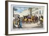 St James Street in an Uproar, or the Quack Artist and His Assailants, 1819-JL Marks-Framed Giclee Print