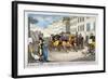 St James Street in an Uproar, or the Quack Artist and His Assailants, 1819-JL Marks-Framed Giclee Print