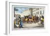 St James Street in an Uproar, or the Quack Artist and His Assailants, 1819-JL Marks-Framed Giclee Print