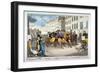 St James Street in an Uproar, or the Quack Artist and His Assailants, 1819-JL Marks-Framed Premium Giclee Print