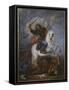 St. James the Great at the Battle of Clavijo-Spanish School-Framed Stretched Canvas