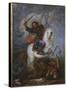 St. James the Great at the Battle of Clavijo-Spanish School-Stretched Canvas