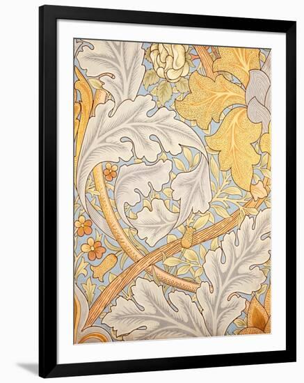 St James Wallpaper Design, 1881 (Colour Woodblock Print on Paper)-William Morris-Framed Giclee Print