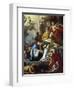 St. Januarius Visited in Prison by Proculus and Sosius-Francesco Solimena-Framed Giclee Print