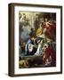 St. Januarius Visited in Prison by Proculus and Sosius-Francesco Solimena-Framed Giclee Print