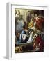 St. Januarius Visited in Prison by Proculus and Sosius-Francesco Solimena-Framed Giclee Print