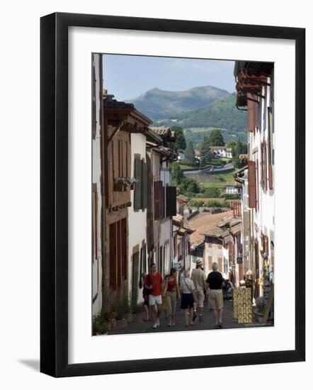 St. Jean Pied De Port, Basque Country, Pyrenees-Atlantiques, Aquitaine, France-R H Productions-Framed Photographic Print