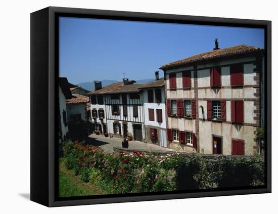 St. Jean Pied De Port, Pays Basque, Aquitaine, France, Europe-Nelly Boyd-Framed Stretched Canvas
