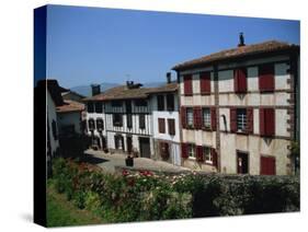 St. Jean Pied De Port, Pays Basque, Aquitaine, France, Europe-Nelly Boyd-Stretched Canvas