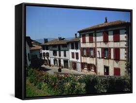 St. Jean Pied De Port, Pays Basque, Aquitaine, France, Europe-Nelly Boyd-Framed Stretched Canvas