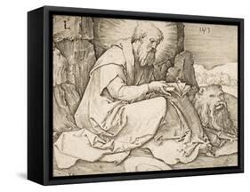 St. Jerome, 1513-Lucas van Leyden-Framed Stretched Canvas