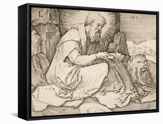 St. Jerome, 1513-Lucas van Leyden-Framed Stretched Canvas