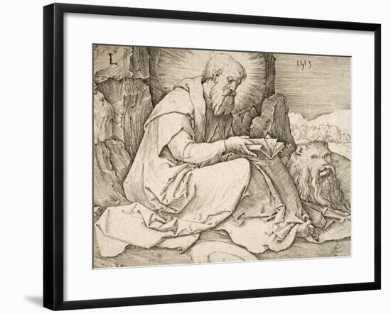 St. Jerome, 1513-Lucas van Leyden-Framed Giclee Print