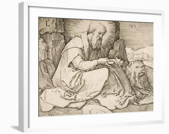 St. Jerome, 1513-Lucas van Leyden-Framed Giclee Print