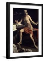 St. Jerome, 1657-1658-Cagnacci Guido-Framed Giclee Print