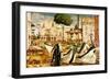 St. Jerome and Lion in the Monastery, 1501-09-Vittore Carpaccio-Framed Giclee Print