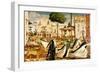 St. Jerome and Lion in the Monastery, 1501-09-Vittore Carpaccio-Framed Giclee Print