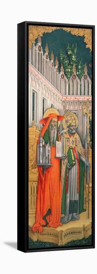 St. Jerome and St. Gregory-null-Framed Stretched Canvas