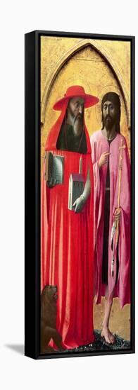 St. Jerome and St. John the Baptist, circa 1428-29-T. Masaccio-Framed Stretched Canvas