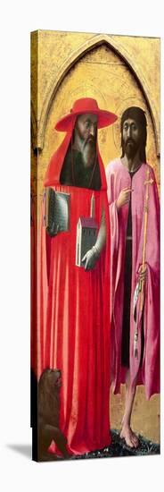 St. Jerome and St. John the Baptist, circa 1428-29-T. Masaccio-Stretched Canvas