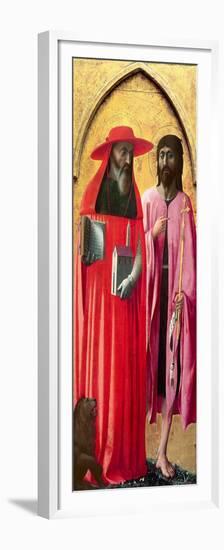 St. Jerome and St. John the Baptist, circa 1428-29-T. Masaccio-Framed Premium Giclee Print