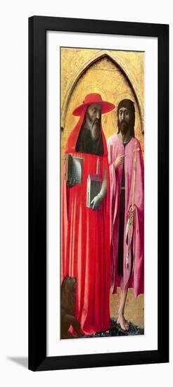 St. Jerome and St. John the Baptist, circa 1428-29-T. Masaccio-Framed Giclee Print