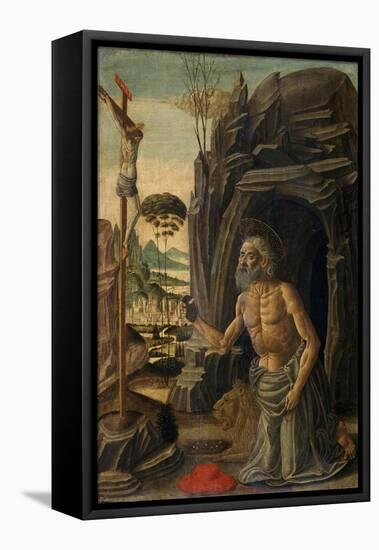 St. Jerome as a Penitent, C.1590-Jacopo Del Sellaio-Framed Stretched Canvas