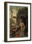 St. Jerome as a Penitent, C.1590-Jacopo Del Sellaio-Framed Giclee Print