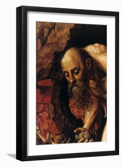 St Jerome, Detail, 1543-Jan Sanders van Hemessen-Framed Giclee Print