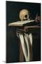 St. Jerome (Detail of skull)-Caravaggio-Mounted Art Print