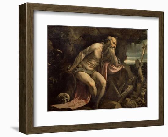 St. Jerome, Early 1560S-Jacopo Bassano-Framed Giclee Print